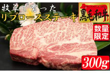 牧草で育った黒毛和牛　リブロースステーキ（数量限定）