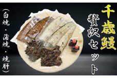 鹿児島県大隅産　千歳鰻・贅沢セット（白焼・蒲焼・焼肝）