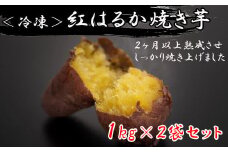 【1週間以内発送】鹿児島県産 紅はるかの冷凍焼きいも 1kg×2袋 | 野菜類 じゃがいも・サツマイモ サツマイモ 食品 冷凍 加工品 人気 フルーツ 果物 くだもの 焼きいも 鹿児島県産 紅はるか 旬 甘い スイーツ 自然食品 無添加 おやつ 秋 冬 健康 栄養 プレゼント ギフト 産地直送 鹿児島県 大崎町 F607　　