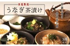 【3食セット】本格こだわり熟成/最高級うなぎ龍鰻茶漬けセット