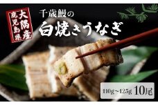 鹿児島県大隅産　千歳鰻の白焼鰻　10尾