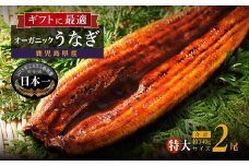 泰正オーガニックうなぎ蒲焼　特大2尾