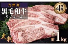 （復刻版）訳あり！九州産和牛ロース大判焼肉1ｋｇ（3枚～4枚）