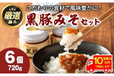 【0131304a】《10営業日以内に発送！》鹿児島特産！黒豚みそ(120g×6個) 味噌 調味料 黒豚味噌 豚味噌【村山製油】