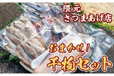 【0132302a】海の恵みがお日さまをたっぷり食べた干物セット(3種以上)【隈元さつまあげ店】