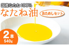 【0071315a】国産菜種油を100％使用！村山の純菜種油おためしセット(270g×2本) 油 調味料 オイル ナタネ油 なたね油 揚げ物 炒め物 天ぷら【村山製油】