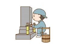 No.4011-1　お墓の掃除代行+献花サービス　2回分