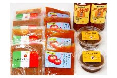 No.1157-2 完熟トマトミートソースセット(三杯酢・なんでんみそ)