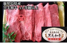No.2002-1 鹿児島県産 黒毛和牛もも しゃぶ・すき700g