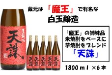 No.4021-1 【魔王の姉妹品】白玉醸造の「天誅」6本セット