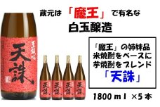 No.4020-1 【魔王の姉妹品】白玉醸造の「天誅」5本セット