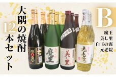 No.6023　魔王・美し里 ・元老院・白玉の露（4合瓶）12本セットB