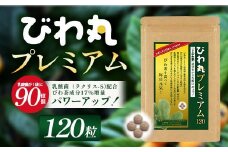 びわ丸プレミアム 1袋(120粒入) 健康補助食品 びわ茶含有加工食品 TO-8-NP| 国産 びわ茶 びわの葉 サプリメント 乳酸菌 ノンカフェイン ポリフェノール ネコポス 鹿児島県 南大隅町 十津川農場
