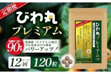 【定期便 全12回】≪12ヶ月連続で毎月お届け≫ びわ丸プレミアム ≪1回あたり(120粒入×1袋) ≫  健康補助食品 びわ茶含有加工食品  TO-12-NP| 国産 びわ茶 びわの葉 サプリメント 乳酸菌 ノンカフェイン ポリフェノール ネコポス 鹿児島県 南大隅町 十津川農場