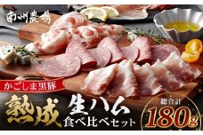南州農場 黒豚熟成生ハム 4種食べ比べ セット 冷蔵 NS-9 | 国産 肉 お肉 豚肉 豚 にく ぶた かごしま黒豚 生ハム 最高峰 熟成ハム コッパ パンチェッタ コッホサラミ スパイス サラミ 詰め合わせ 産地直送 ギフト プレゼント 贈り物 鹿児島県 南大隅町