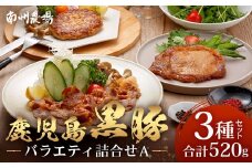 鹿児島県産 黒豚バラエティ詰合せAセット (黒豚ロース味噌漬け・黒豚生姜焼き用・黒豚生ハンバーグ) NS-16 ❘★☆＼＼黒豚ロース味噌漬け バナナマンの早起きせっかくグルメで紹介！！／／☆★ 肉 お肉 豚肉 豚 かごしま黒豚 ロース肉 味付け肉 みそ漬け しょうが焼き ハンバーグ 焼くだけ 鹿児島県 南大隅町 南州農場