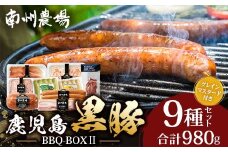 鹿児島県産 BBQ-BOX Ⅱ ハム ソーセージ ベーコン 詰め合わせ セット NS-25 | かごしま 黒豚 生ハム ボロニア ウインナー ソース ジャーキー おつまみ バーベキュー 焼き肉 低添加製法 冷蔵 鹿児島県 南大隅町 南州農場