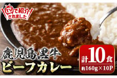 A91018 鹿児島黒牛ビーフカレー(160g×10P)鹿児島 国産 黒牛 牛肉 ビーフ レトルトカレー パック ご当地カレー おかず 惣菜 ギフト 贈答【新村畜産】