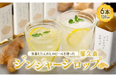 屋久島ジンジャーシロップ 小(120ml)×6本セット
