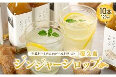 屋久島ジンジャーシロップ 小(120ml)×10本セット