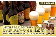 【定期便6ヶ月】屋久島・地ビール Catch the Beerおまかせビール4種12本セット