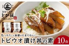 とびっきり、とび飯。【屋久島トビウオ漬け丼の素】10食セット