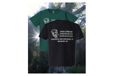 やくさるTシャツDRY黒　Mサイズ
