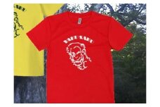 やくさるTシャツDRY 子供 　身長130cm【赤】