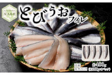 【2025年4月以降発送予定】屋久島産 とびうお フィレ 約400g（約100g×4パック）冷凍 真空パック