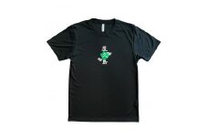 【XLサイズ】屋久島ドライTシャツ～雲～黒色