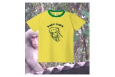 やくさるTシャツDRY 子供 　身長110cm【黄】