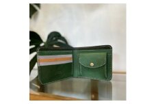 苔の森・屋久鹿レザーの二つ折り財布
