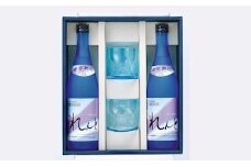 奄美群島特産【奄美黒糖焼酎 響きセット】「れんと」25度 720ml×２本、エクボグラス×２個