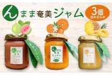 “んまま奄美ジャム”３個セット【たんかん・グァバ・パインジャム詰合せ】