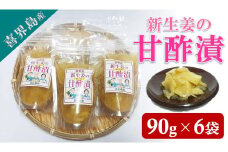 喜界島新生姜の甘酢漬け（90ｇ×６袋）
