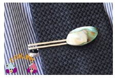 16　～きらめきの島の宝物～夜光貝ネクタイピン