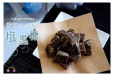 753～新感覚！甘じょっぱい黒糖です。～徳之島きゅらしま塩黒糖（160g×11袋）