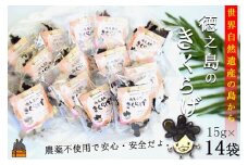 945《12月より発送》～コリコリ食感がたまらない～徳之島産乾燥きくらげ（15g×14袋） ( きのこ 健康 国産 安心 安全 和食 中華料理 こりこり 料理 天然水 中華丼 汁物 具材 朝食 昼食 夕食 )