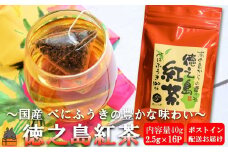 995 国産べにふうきの豊かな味わい。徳之島紅茶40g（ティーパック2.5g×16P） ( 国産 紅茶 ティー Tea 茶葉 ティーパック ミルクティー べにふうき お菓子 スイーツ 徳之島 奄美 鹿児島 美味しい 優雅 贅沢 安心 安全 )  