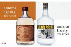 1139《蔵元直送便》本格黒糖焼酎　２つのこだわり黒糖焼酎ギフト ( 蔵元直送 酒 焼酎 プリン体ゼロ 糖質ゼロ 奄美 徳之島 鹿児島 晩酌 和食 洋食 飲み比べ 奄美酒類 )