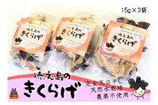 1309 《12月より配送》天然水使用・完全天日干し徳之島産きくらげ（3袋）( きのこ 健康 国産 安心 安全 和食 中華料理 こりこり 料理 天然水 中華丼 汁物 具材 朝食 昼食 夕食 )