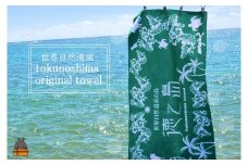1461世界自然遺産登録記念！徳之島オリジナルタオル（エコグリーン）