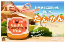 2355 徳之島産完熟たんかん使用！低糖度の徳之島たんかんジャム（100g） （ たんかん タンカン 完熟 ジャム パン 朝ごはん 果物 フルーツ 柑橘 徳之島 奄美 鹿児島 美味しい キッチンこころ ）