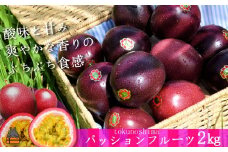 4 《2026年6月～7月配送！》太陽が育てた徳之島産パッションフルーツ（2kg） ( 果物 パッション フルーツ 酸味 甘み プチプチ 徳之島 奄美 鹿児島 美味しい 旬 南の島 世界自然遺産 果樹 島 ) 