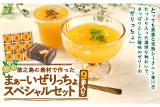 徳之島の素材で作った～まぁーいぜりっちょセットスペシャル～ 120ml×9個 合計1.8L ぜりっちょ 果汁入りゼリー シークニン ゼリー おやつ スイーツ 国産 九州産 W-9-N