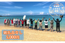 【返礼品なし】天城町 への寄付 （1口： 5,000円 ）鹿児島 徳之島 天城町 寄附 応援 支援 寄付のみ 返礼品なし