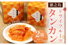 徳之島産 ドライフルーツ タンカン 2箱セット 50g(2枚入り×10袋)×2箱 BB-7-N