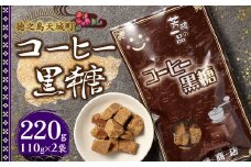 徳之島 天城町 平瀬製菓 コーヒー黒糖 220g(110g×2袋) 黒糖 お菓子 コーヒー