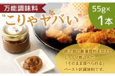 徳之島 天城町 万能調味料 ”こりゃやばい” 1個 55g ペースト 旨味 調味料 ペースト状調味料 料理 オリーブオイル にんにく キハダマグロ 九州 鹿児島県