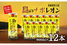 島のナポレオン900ml紙パック12本セット　mkmt04【1407070】